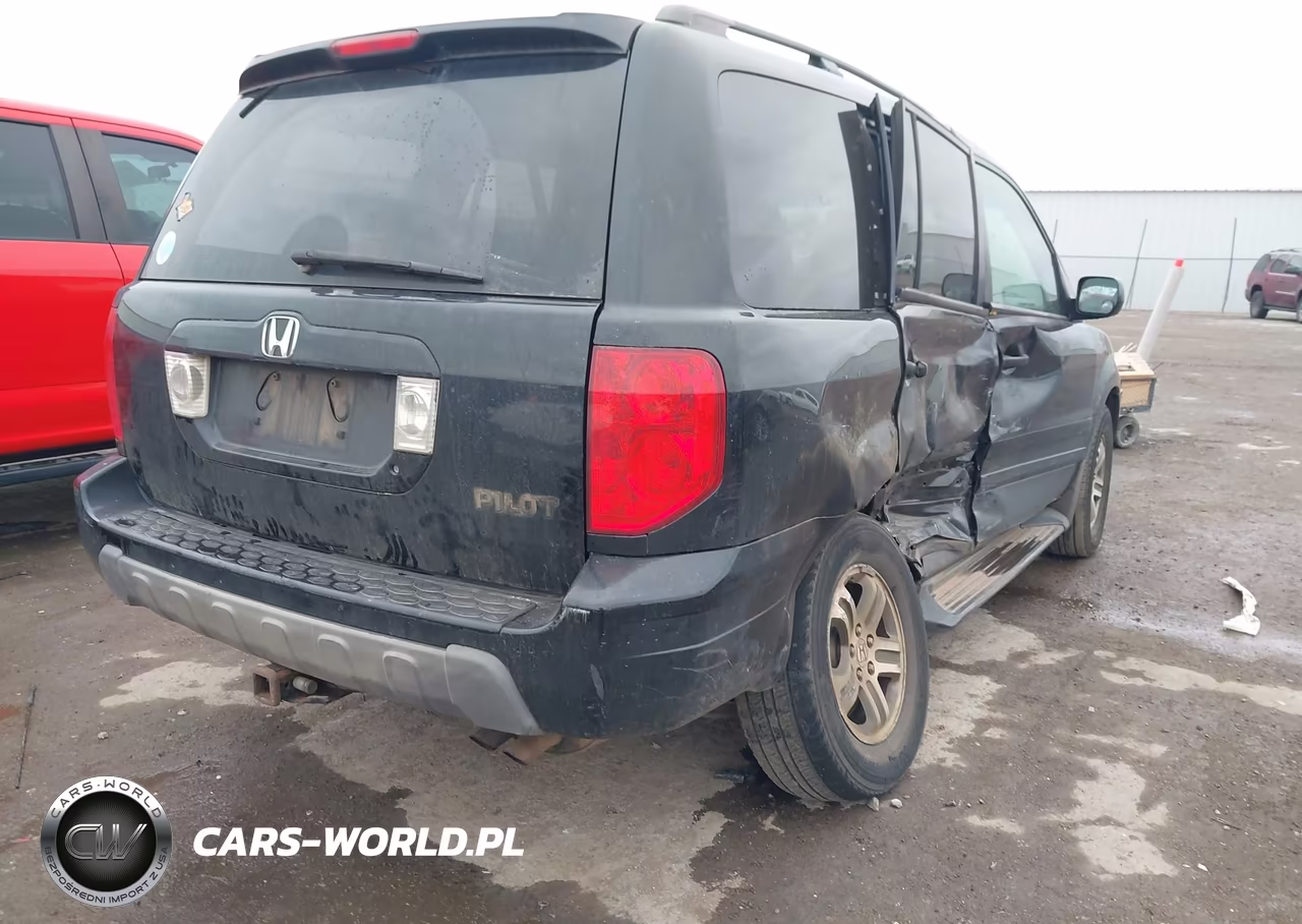 2004 Honda Pilot Ex-L VIN:2HKYF18504H562948 - 4