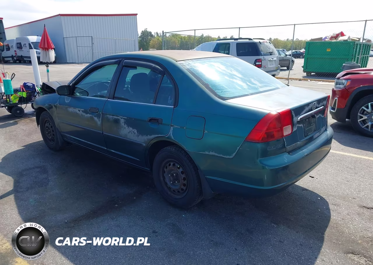 2002 Honda Civic Dx VIN:2HGES15102H602288 - 3