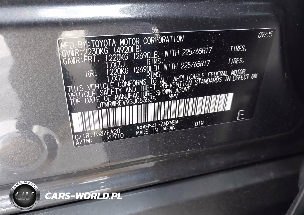 2025 Toyota Rav4 Hybrid Xle VIN:JTMRWRFV9SJ083535 - 9