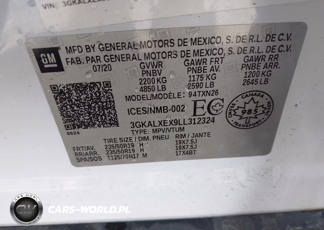 2020 GMC Terrain Denali VIN:3GKALXEX9LL312324 - 9