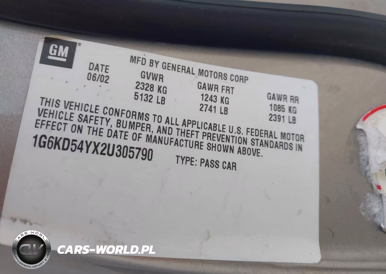 2002 Cadillac Deville Standard VIN:1G6KD54YX2U305790 - 9