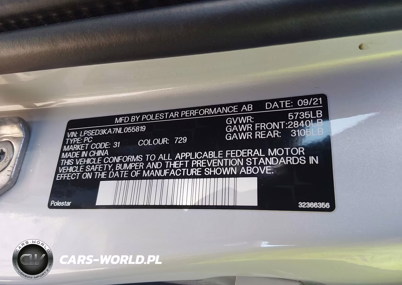 2022 Polestar 2 Long Range Dual Motor VIN:LPSED3KA7NL055819 - 9