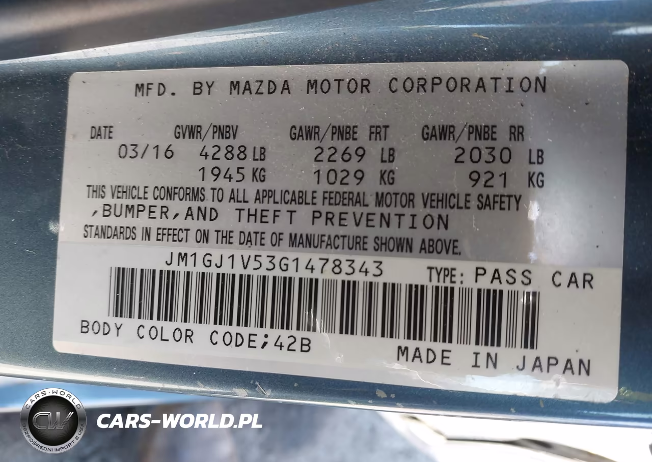 2016 Mazda Mazda6 I Touring VIN:JM1GJ1V53G1478343 - 9