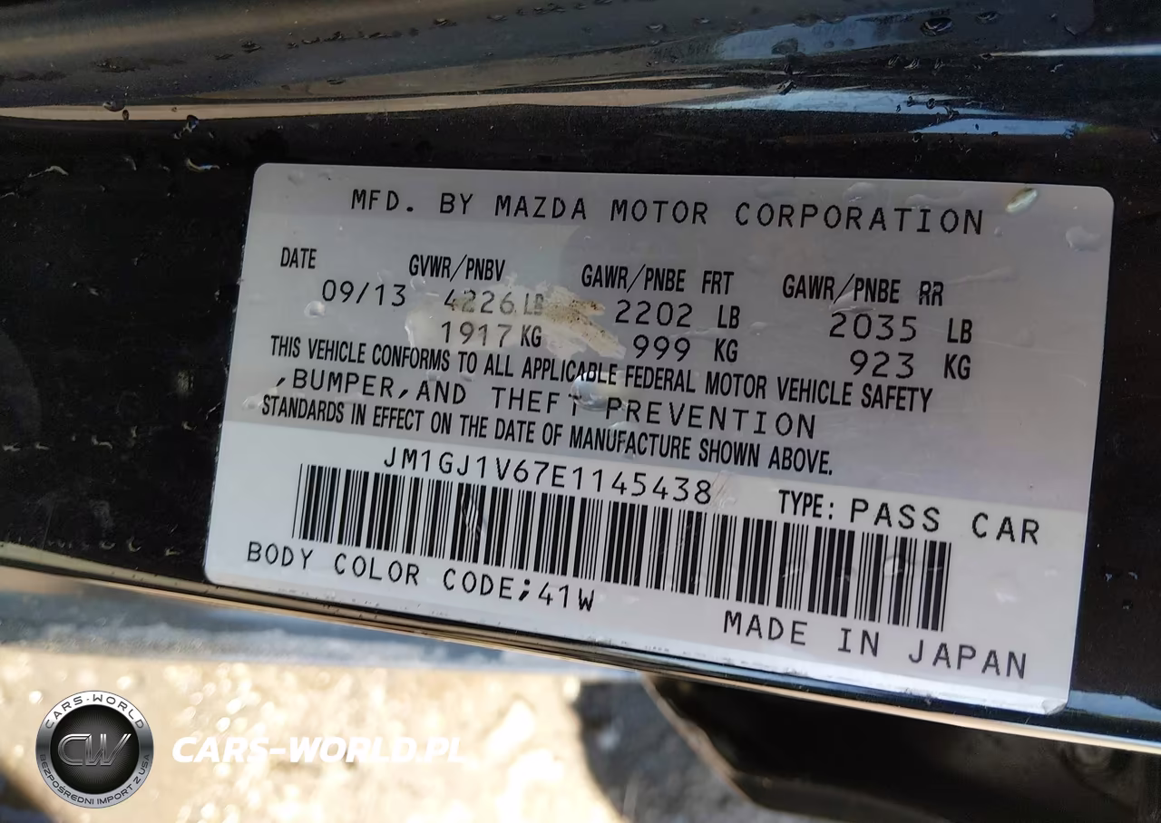 2014 Mazda Mazda6 I Touring VIN:JM1GJ1V67E1145438 - 9