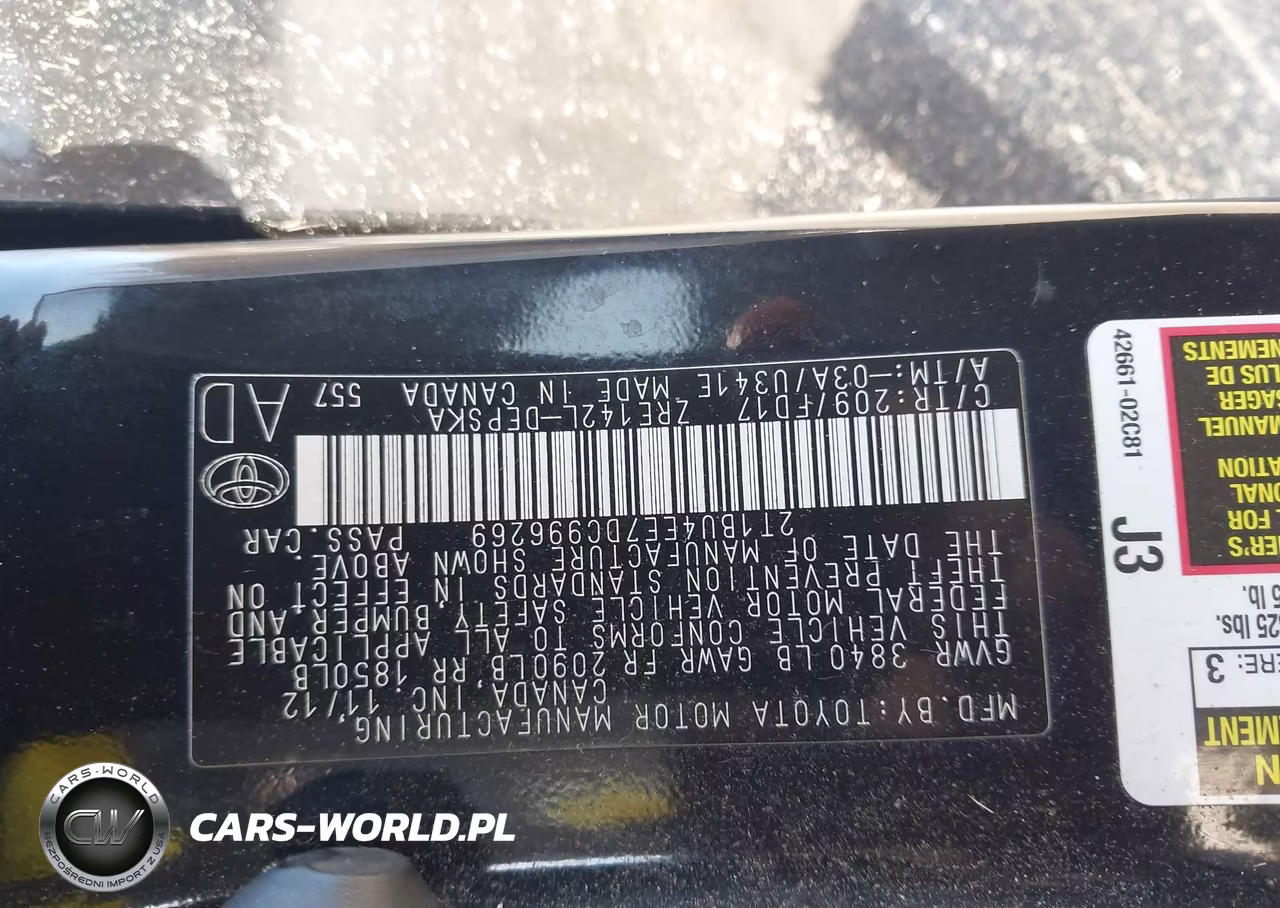 2013 Toyota Corolla S VIN:2T1BU4EE7DC996269 - 9