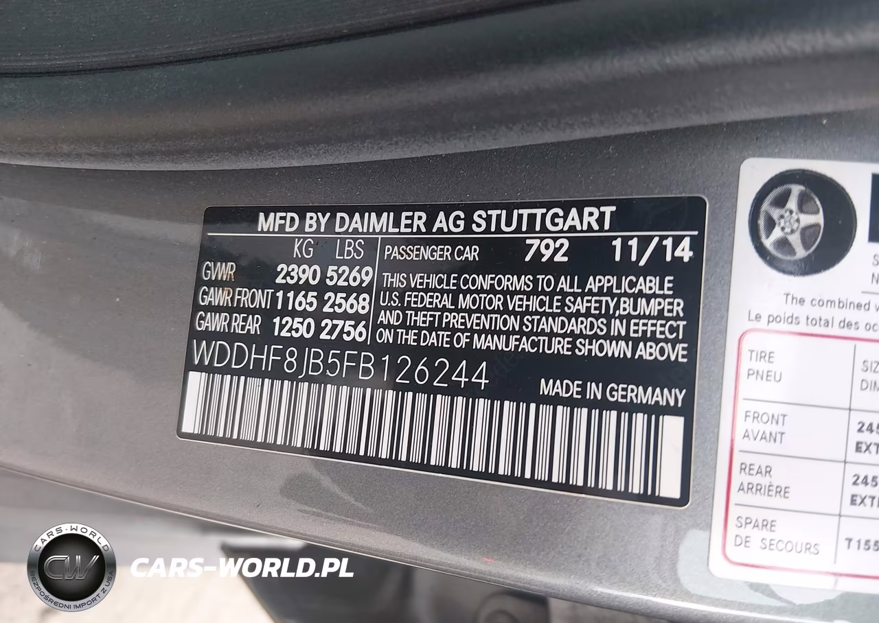 2015 Mercedes-Benz E 350 4Matic VIN:WDDHF8JB5FB126244 - 9