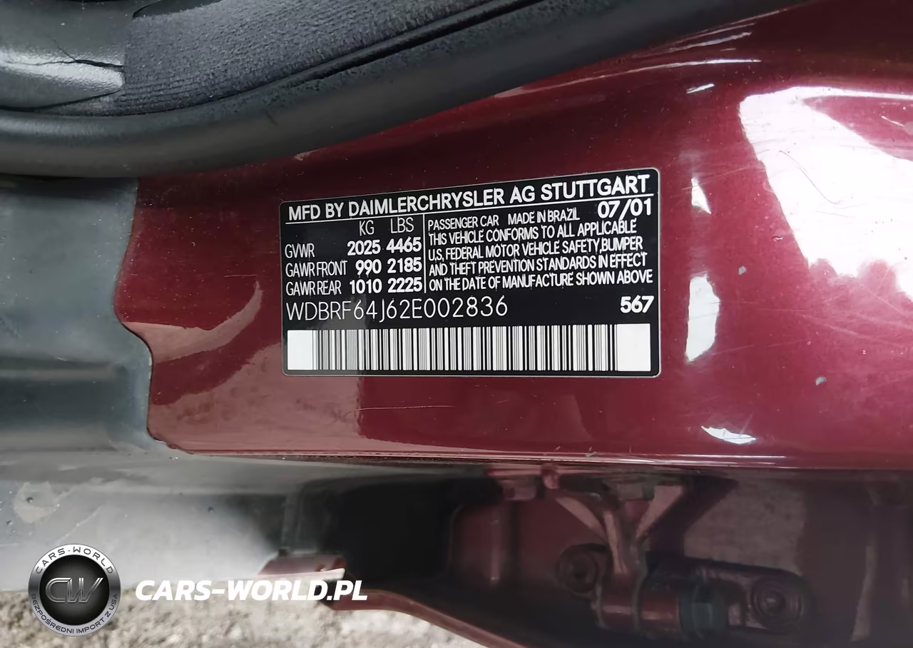 2002 Mercedes-Benz C 320 VIN:WDBRF64J62E002836 - 9