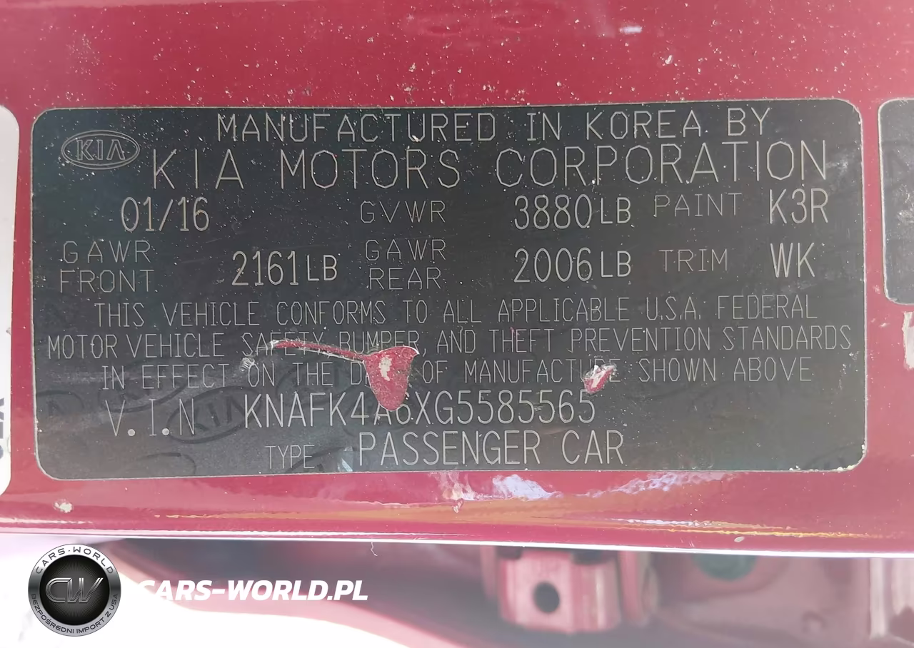 2016 Kia Forte Lx VIN:KNAFK4A6XG5585565 - 9