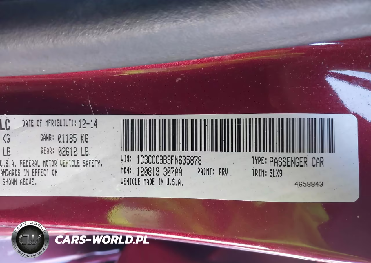 2015 Chrysler 200 S VIN:1C3CCCBB3FN635878 - 9