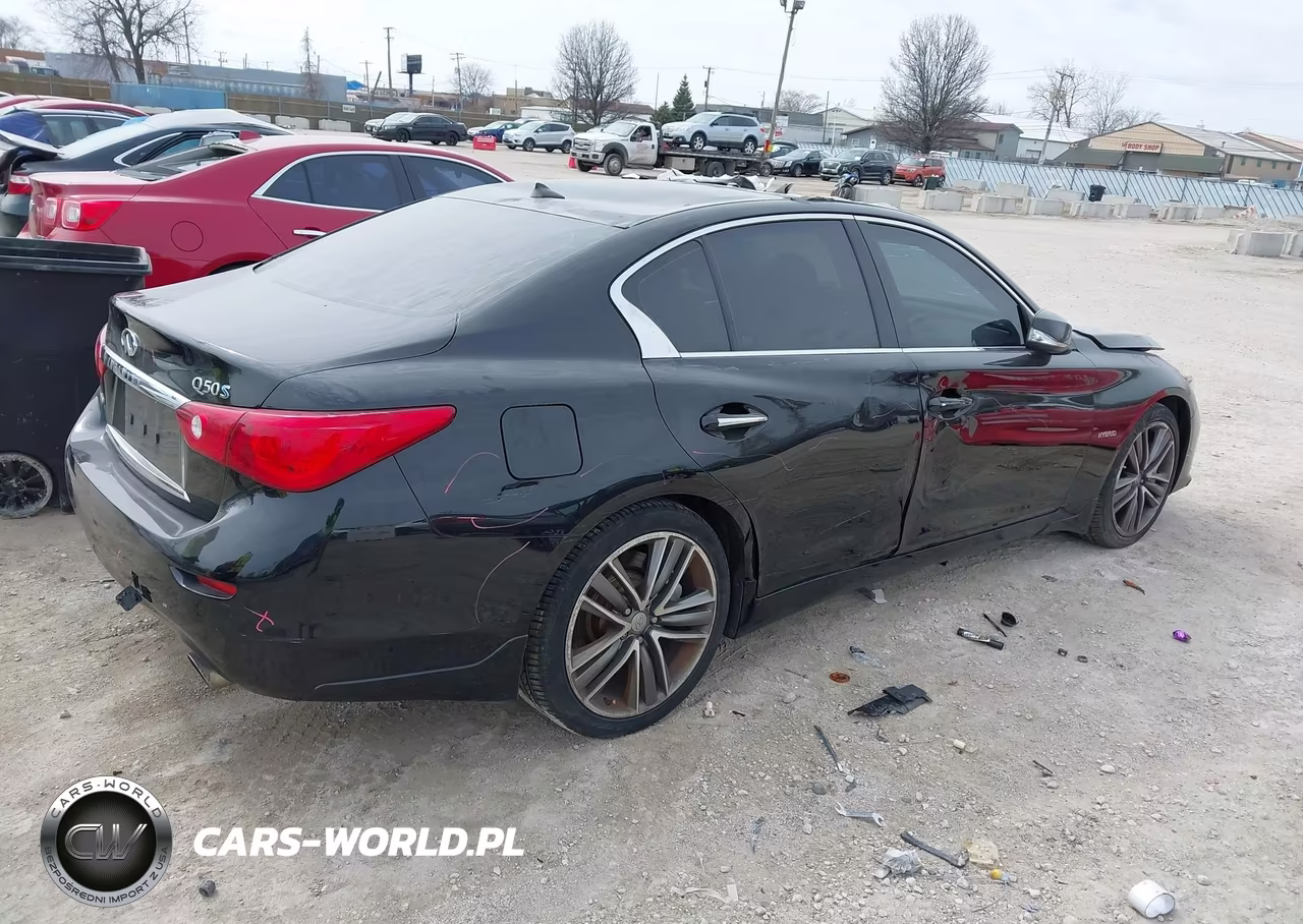2014 Infiniti Q50 Hybrid Sport VIN:JN1AV7AR6EM703472 - 4