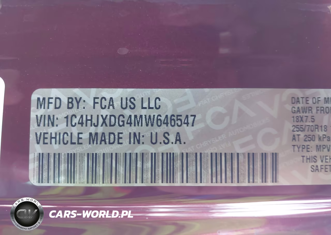 2021 Jeep Wrangler Unlimited 80Th Anniversary 4X4 VIN:1C4HJXDG4MW646547 - 9