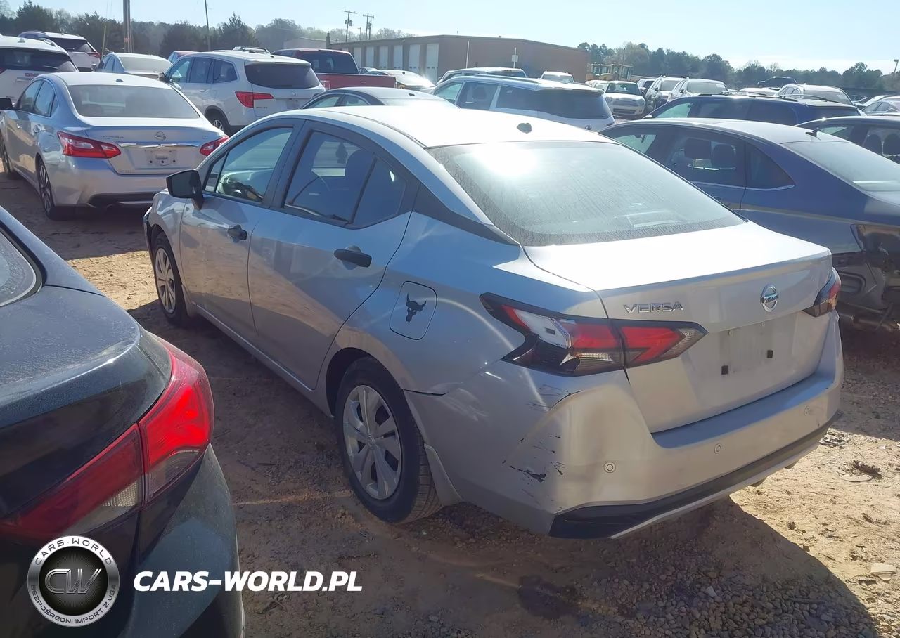 2021 Nissan Versa S Xtronic Cvt VIN:3N1CN8DV8ML855382 - 3