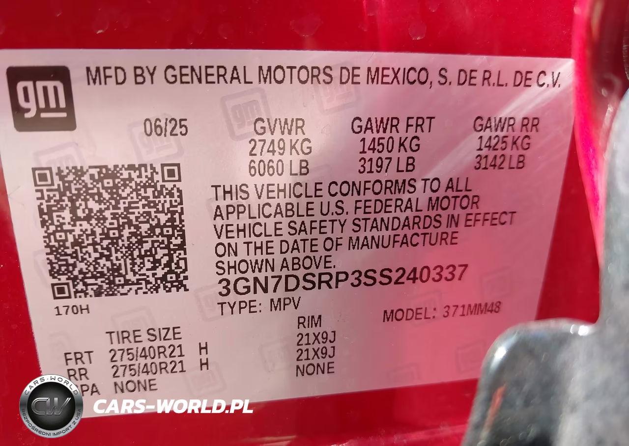 2025 Chevrolet Equinox Ev Rs VIN:3GN7DSRP3SS240337 - 9