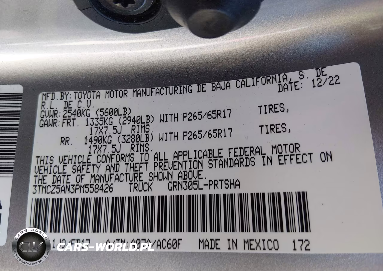 2023 Toyota Tacoma Trd Sport VIN:3TMCZ5AN3PM558426 - 9