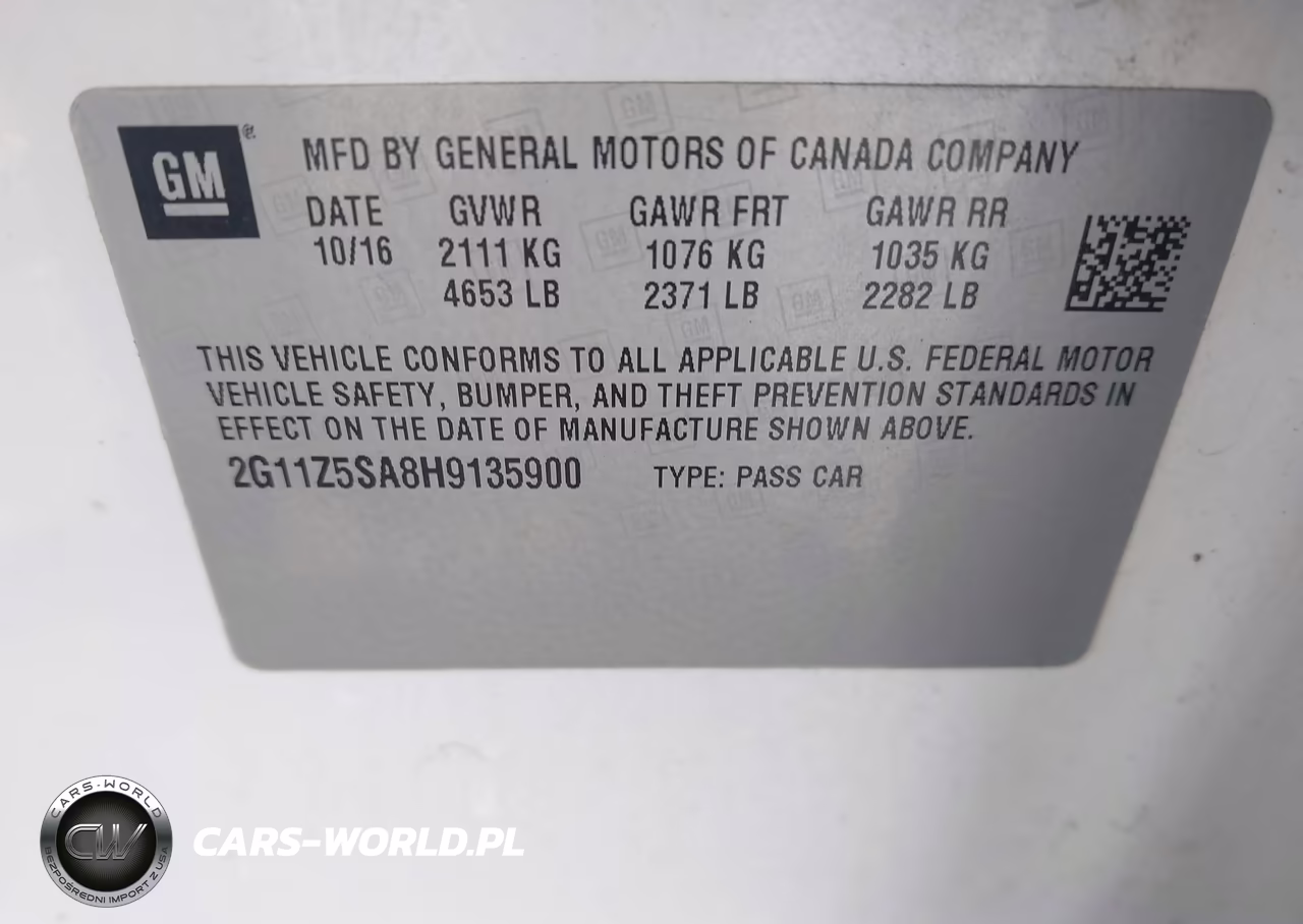 2017 Chevrolet Impala Ls VIN:2G11Z5SA8H9135900 - 9