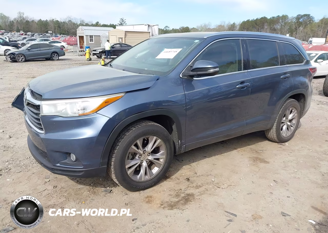 2015 Toyota Highlander Xle V6 VIN:5TDKKRFH3FS087970 - 2