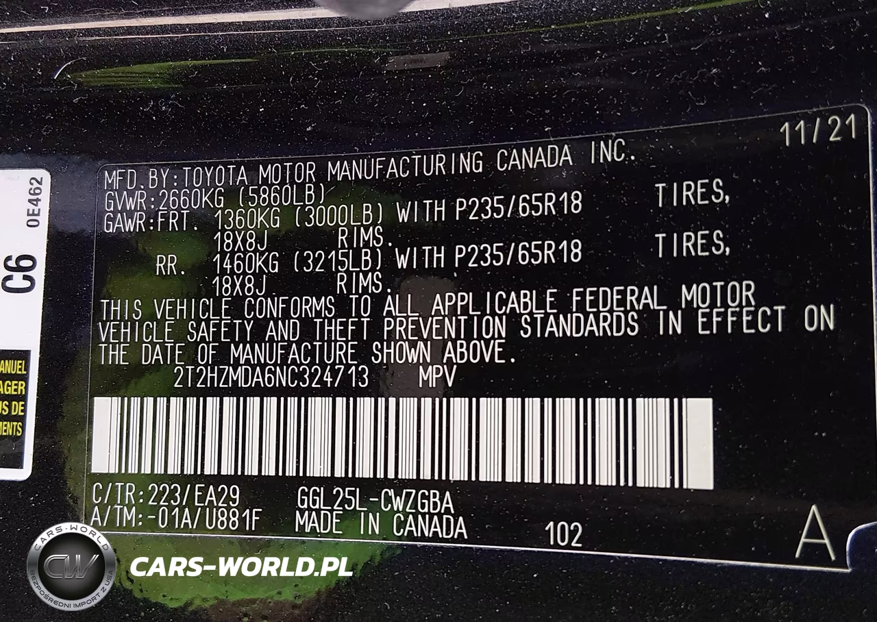 2022 Lexus Rx 350 VIN:2T2HZMDA6NC324713 - 9