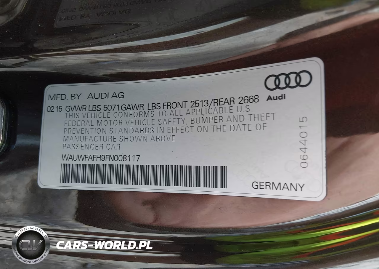 2015 Audi A5 2.0T Premium VIN:WAUWFAFH9FN008117 - 9