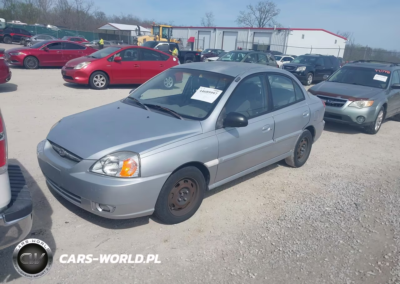 2005 Kia Rio VIN:KNADC125256400716 - 2