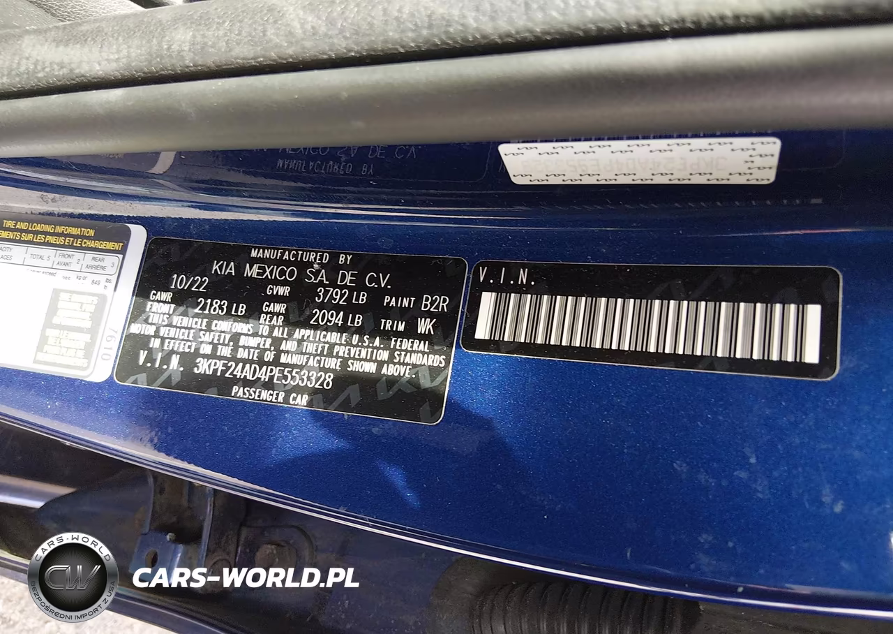 2023 Kia Forte Lxs VIN:3KPF24AD4PE553328 - 9