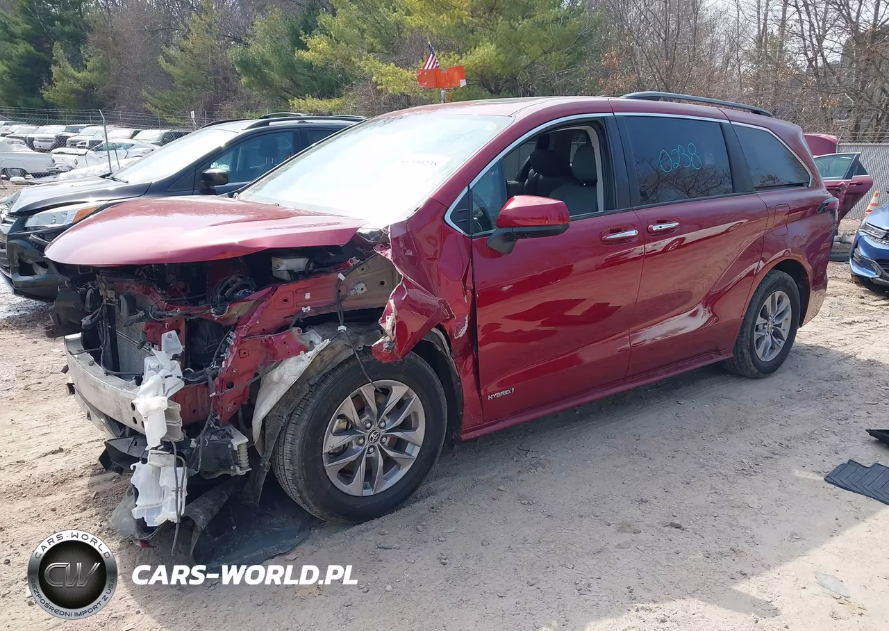 2021 Toyota Sienna Xle VIN:5TDJRKEC4MS064134 - 2