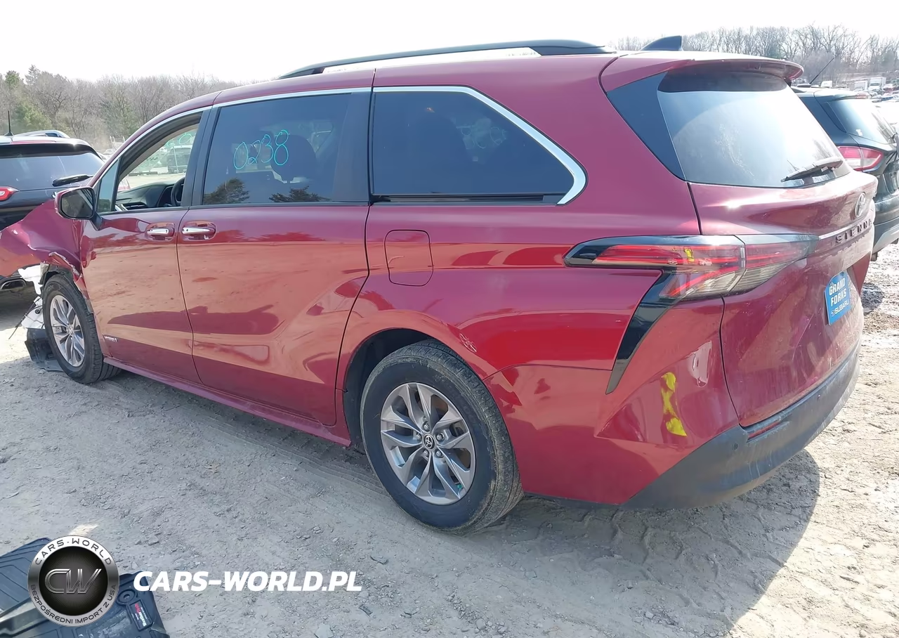 2021 Toyota Sienna Xle VIN:5TDJRKEC4MS064134 - 3