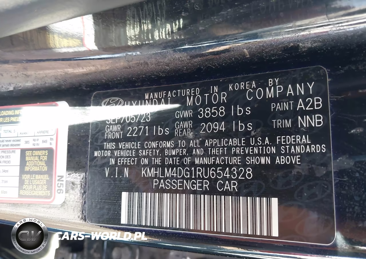 2024 Hyundai Elantra Sel VIN:KMHLM4DG1RU654328 - 9