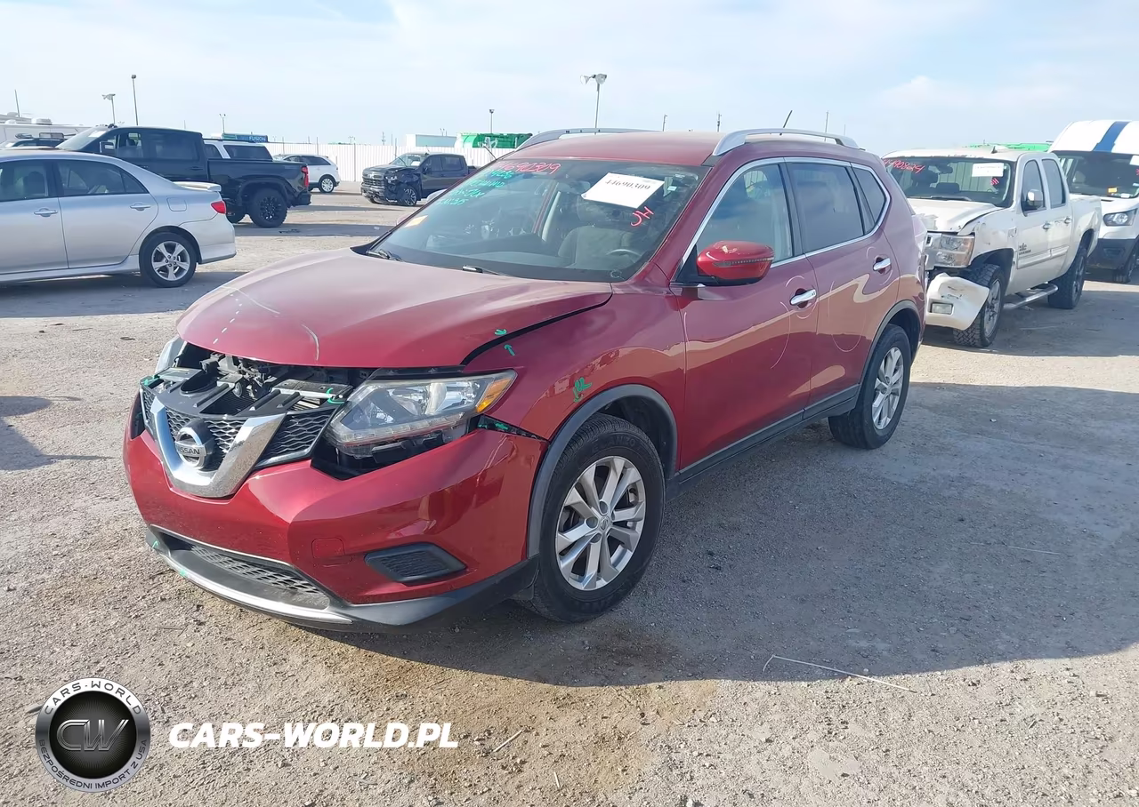 2016 Nissan Rogue S-Sl-Sv VIN:KNMAT2MV8GP708270 - 2