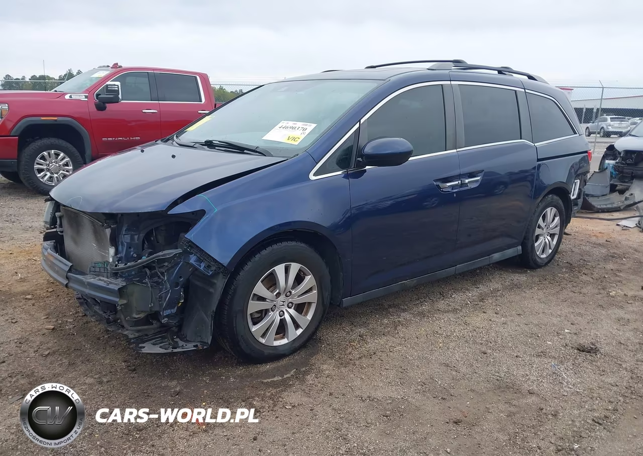 2016 Honda Odyssey Ex-L VIN:5FNRL5H69GB006847 - 2