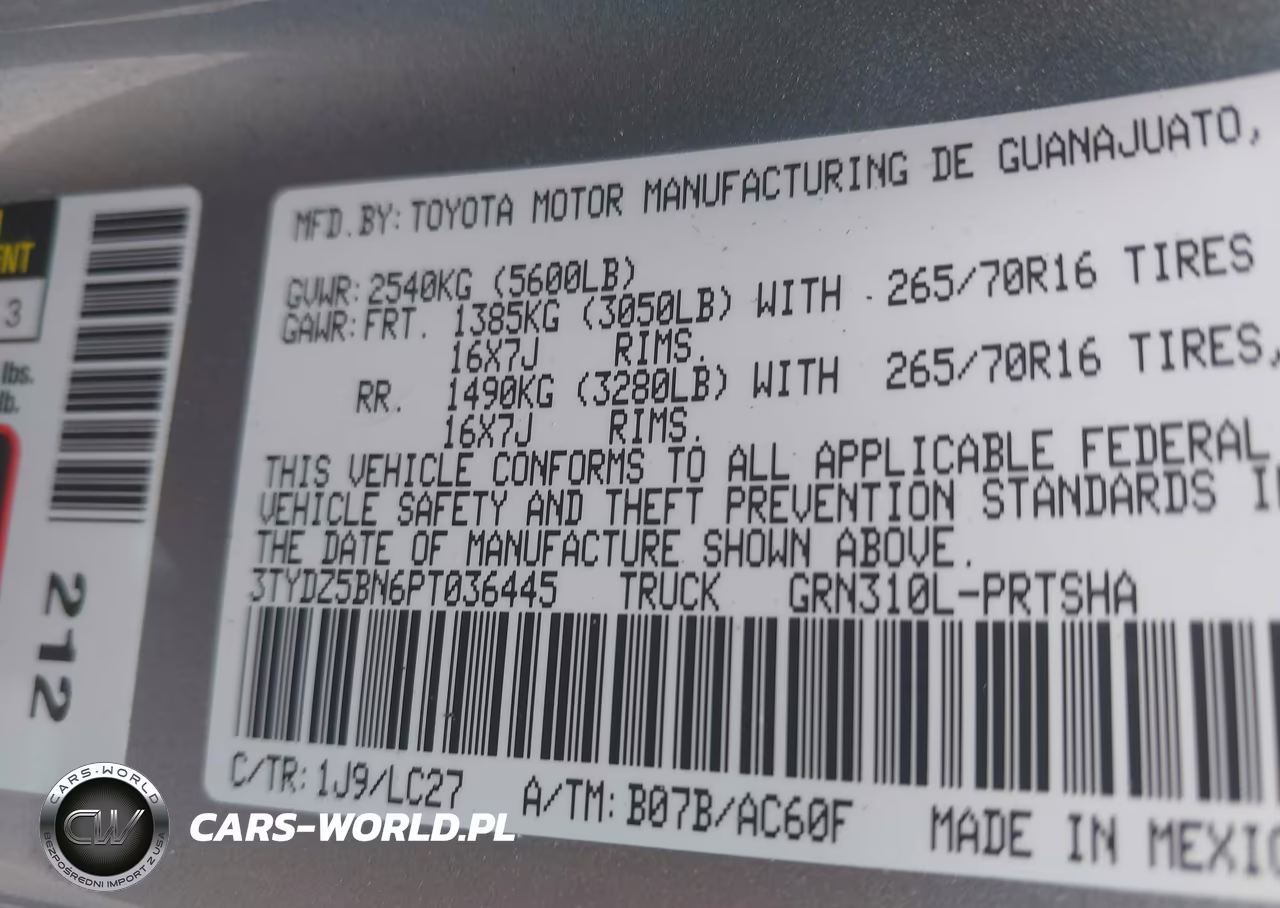 2023 Toyota Tacoma Trd Off Road VIN:3TYDZ5BN6PT036445 - 9