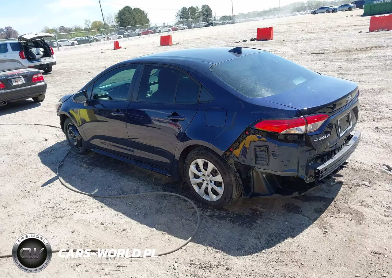 2022 Toyota Corolla Le VIN:5YFEPMAEXNP338859 - 3