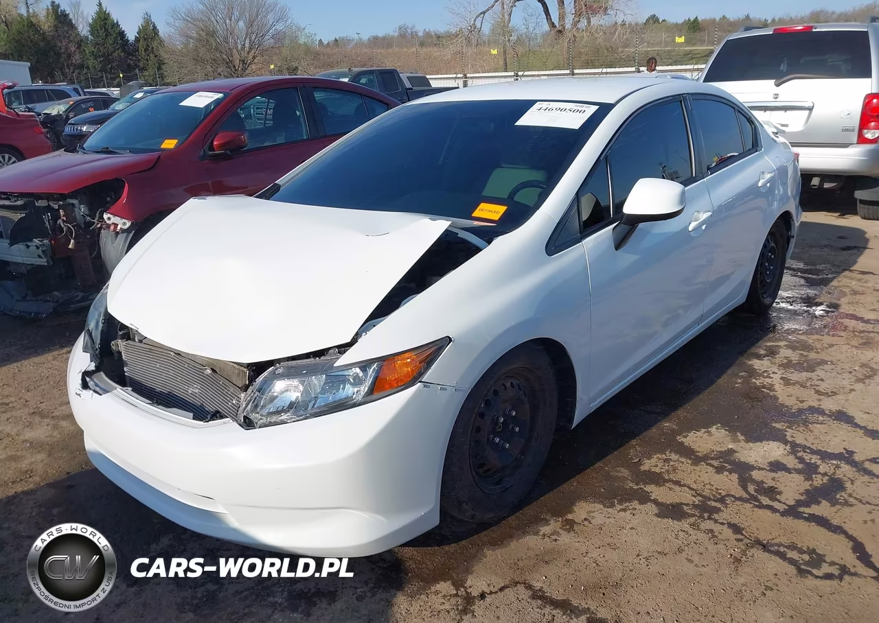 2012 Honda Civic Lx VIN:2HGFB2F56CH597613 - 2