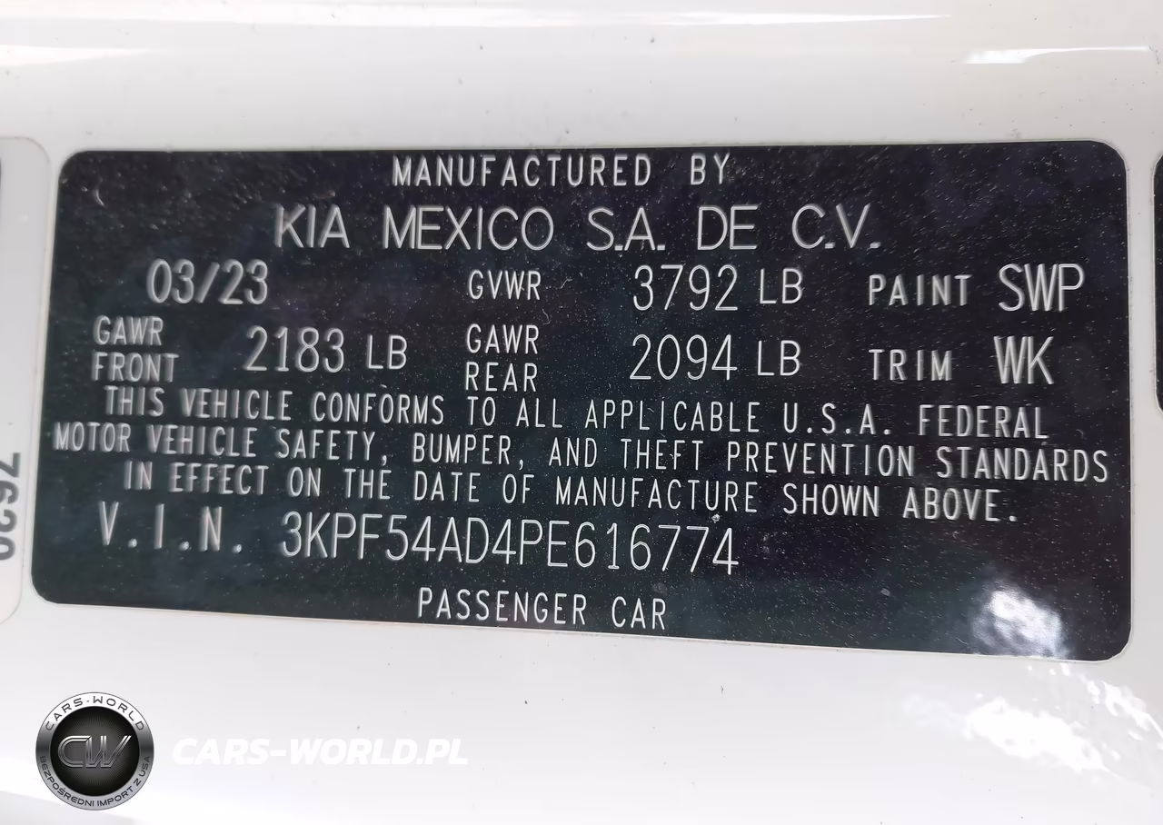 2023 Kia Forte Gt-Line VIN:3KPF54AD4PE616774 - 9