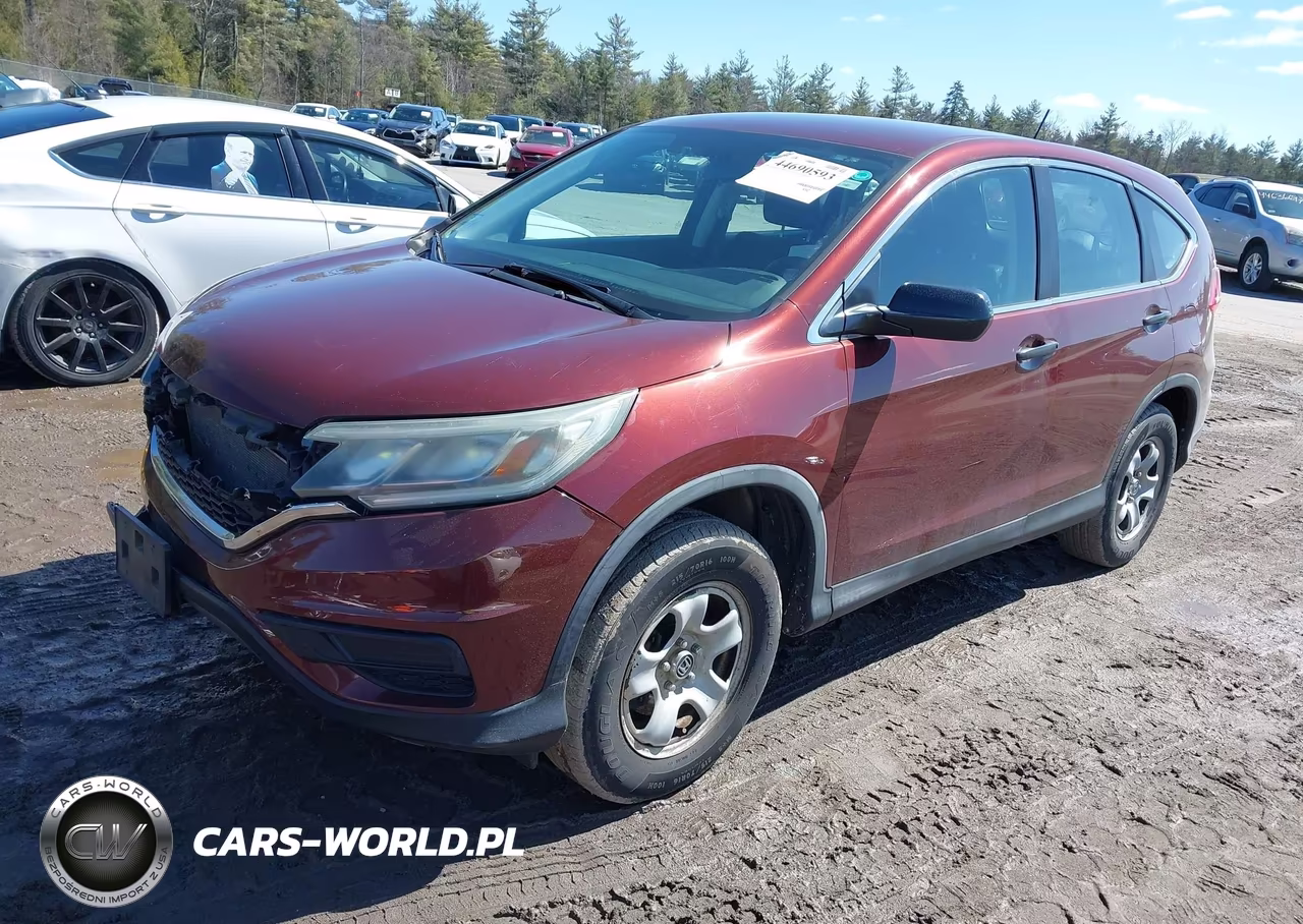 2015 Honda Cr-V Lx VIN:5J6RM4H35FL101683 - 2