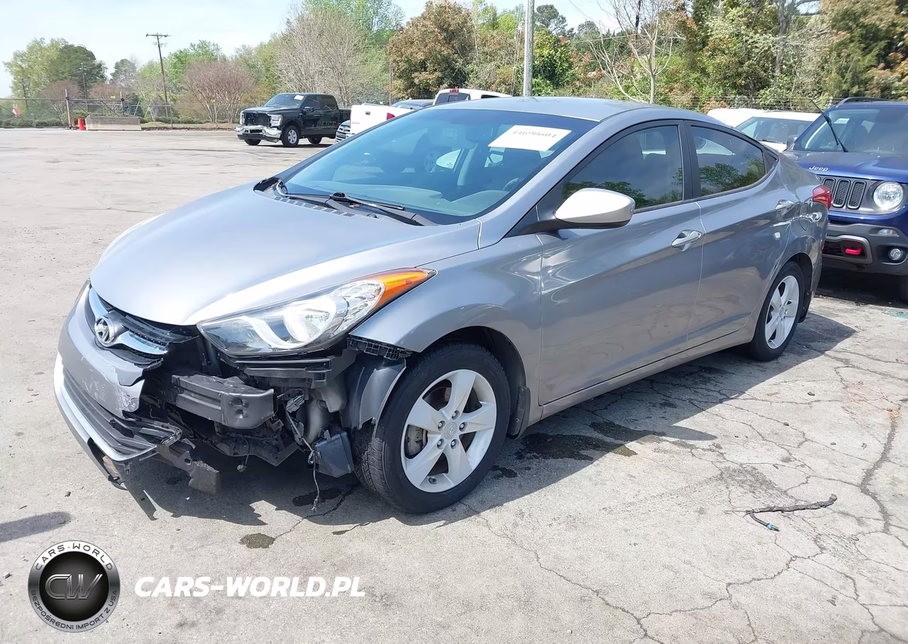 2013 Hyundai Elantra Gls VIN:KMHDH4AE0DU665616 - 2