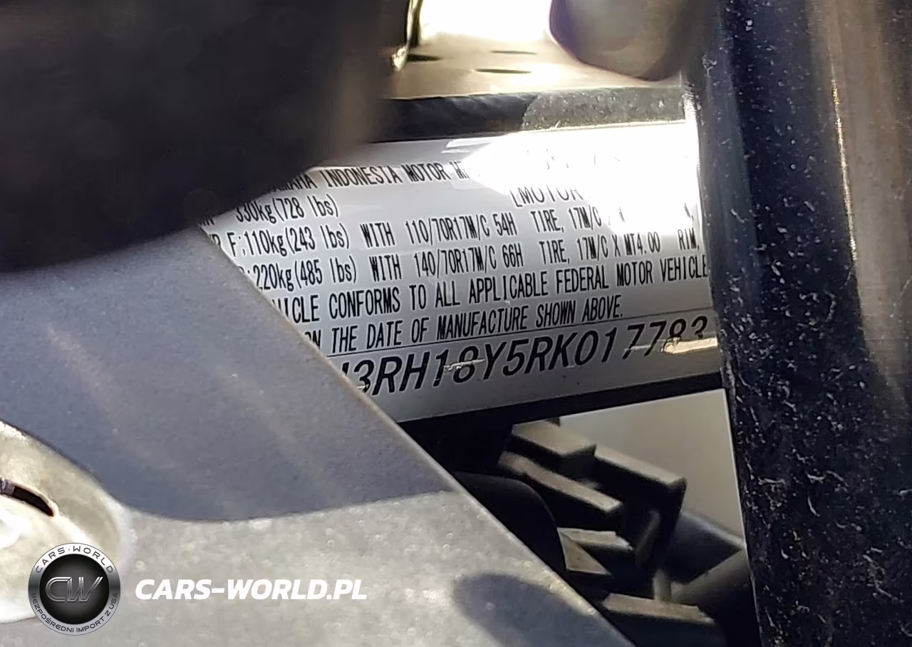 2024 Yamaha Yzfr3 A VIN:MH3RH18Y5RK017783 - 10