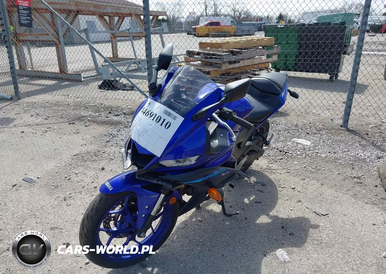 2024 Yamaha Yzfr3 A VIN:MH3RH18Y5RK017783 - 2