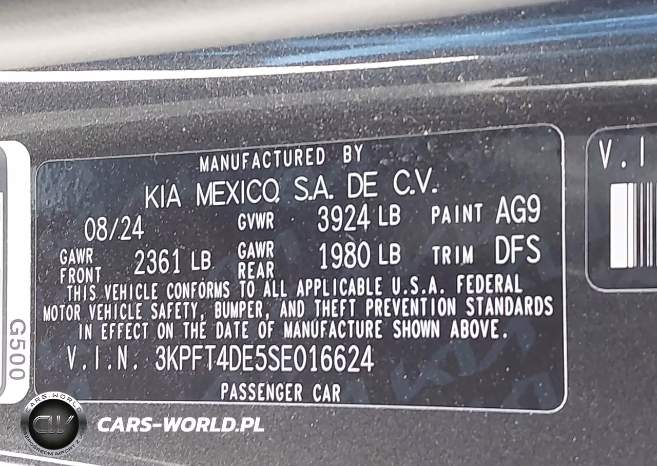 2025 Kia K4 Lxs VIN:3KPFT4DE5SE016624 - 9