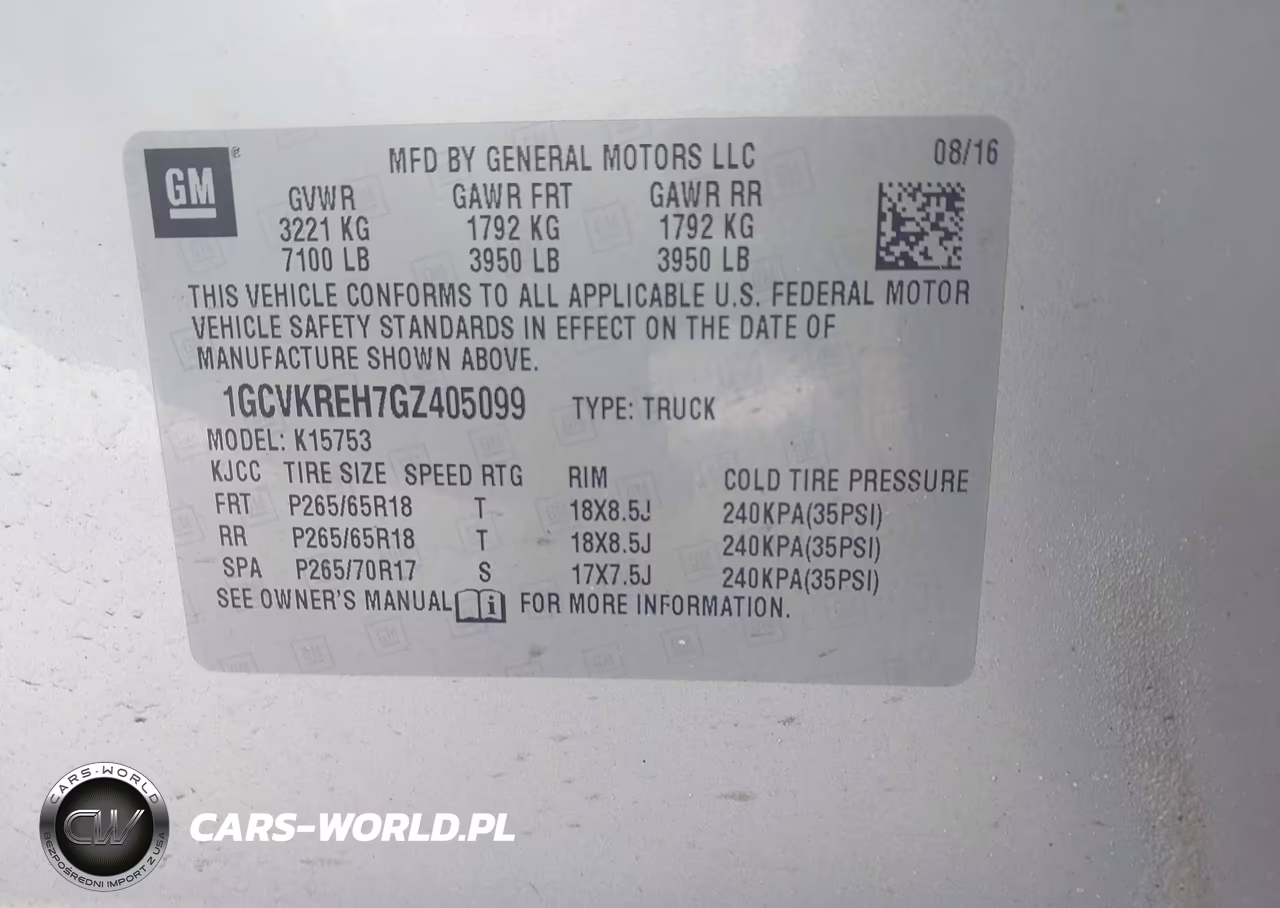 2016 Chevrolet Silverado 1500 1Lt VIN:1GCVKREH7GZ405099 - 9