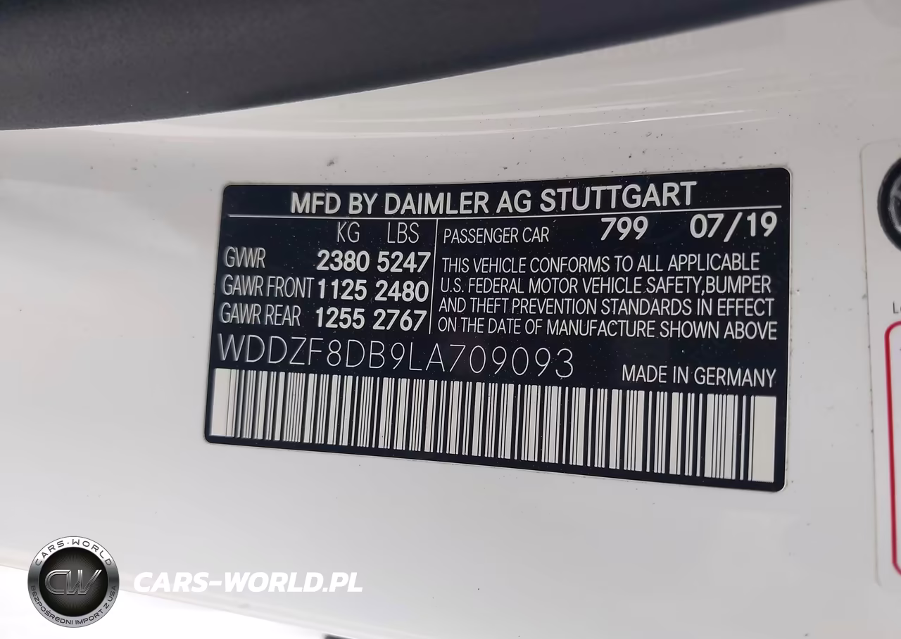 2020 Mercedes-Benz E 350 VIN:WDDZF8DB9LA709093 - 9