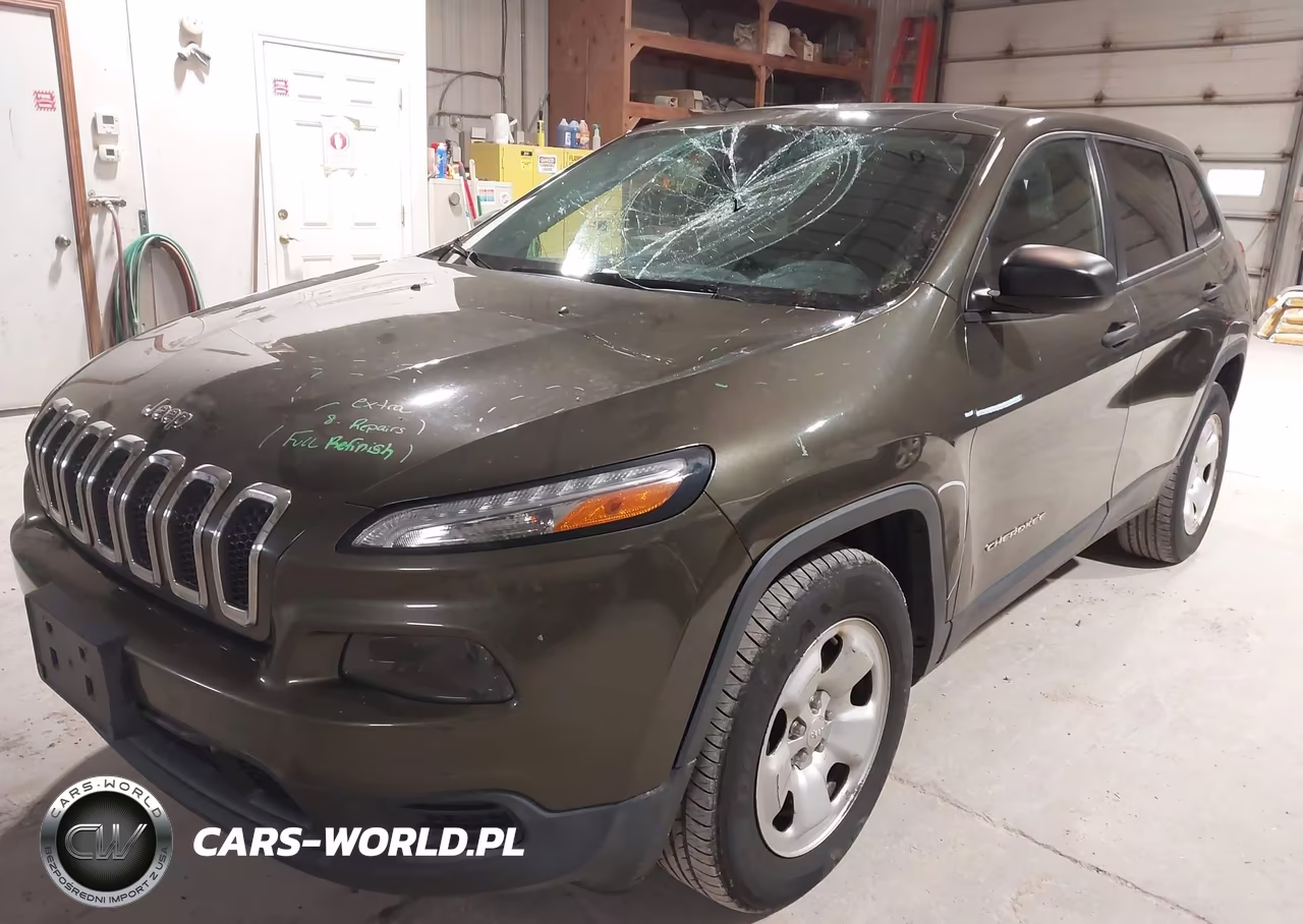 2015 Jeep Cherokee Sport VIN:1C4PJMAB1FW593568 - 2
