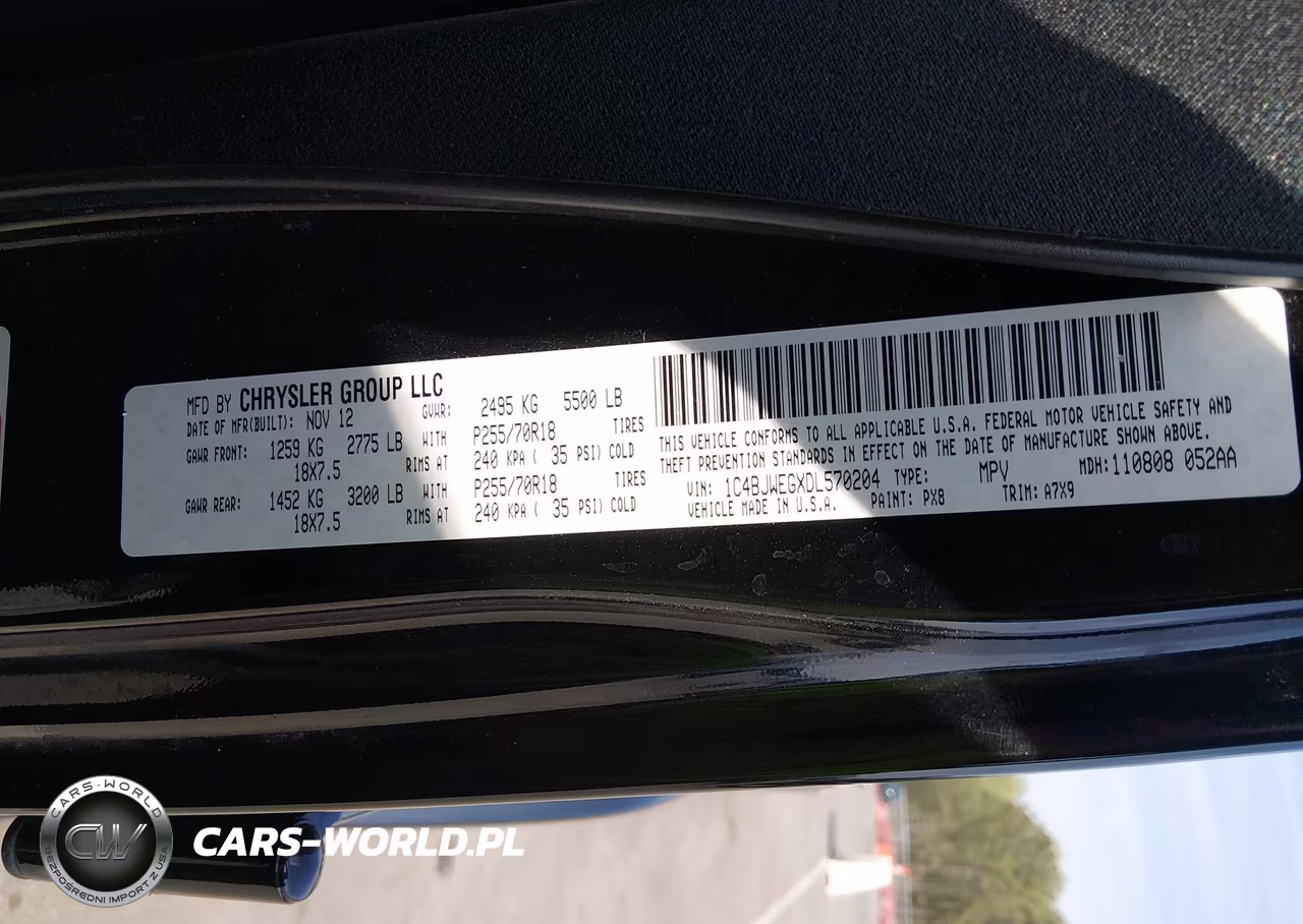 2013 Jeep Wrangler Unlimited Sahara VIN:1C4BJWEGXDL570204 - 9