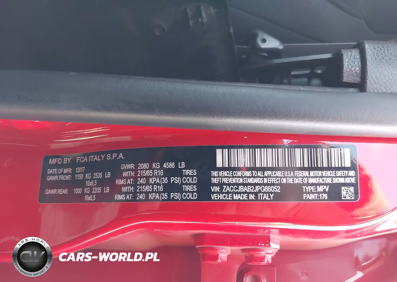 2018 Jeep Renegade Sport 4X4 VIN:ZACCJBAB2JPG66052 - 9