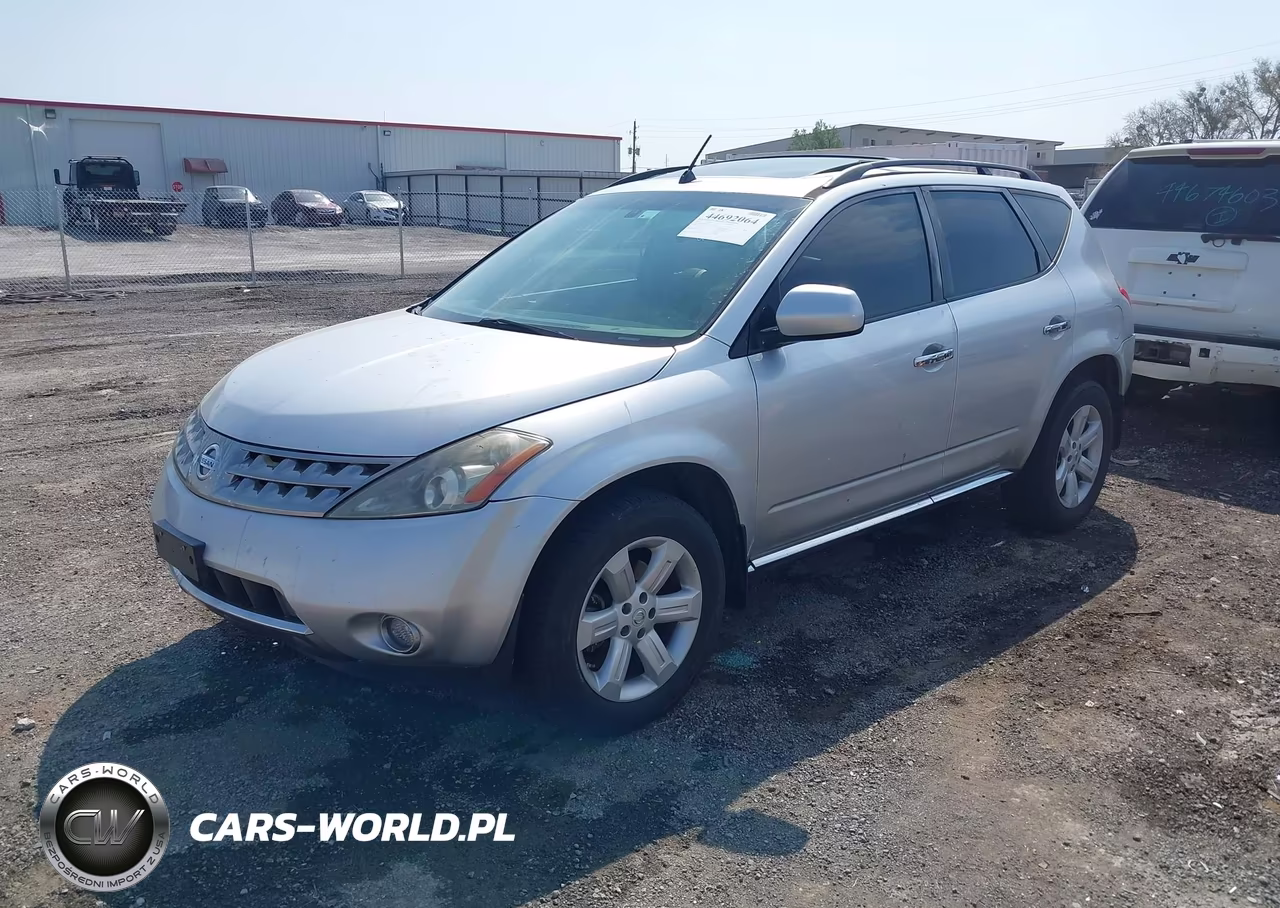 2007 Nissan Murano Sl VIN:JN8AZ08T87W500217 - 2