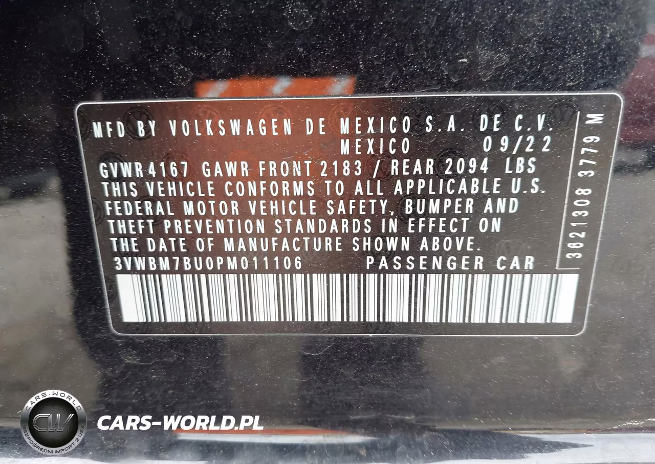 2023 Volkswagen Jetta 1.5T Sport VIN:3VWBM7BU0PM011106 - 9