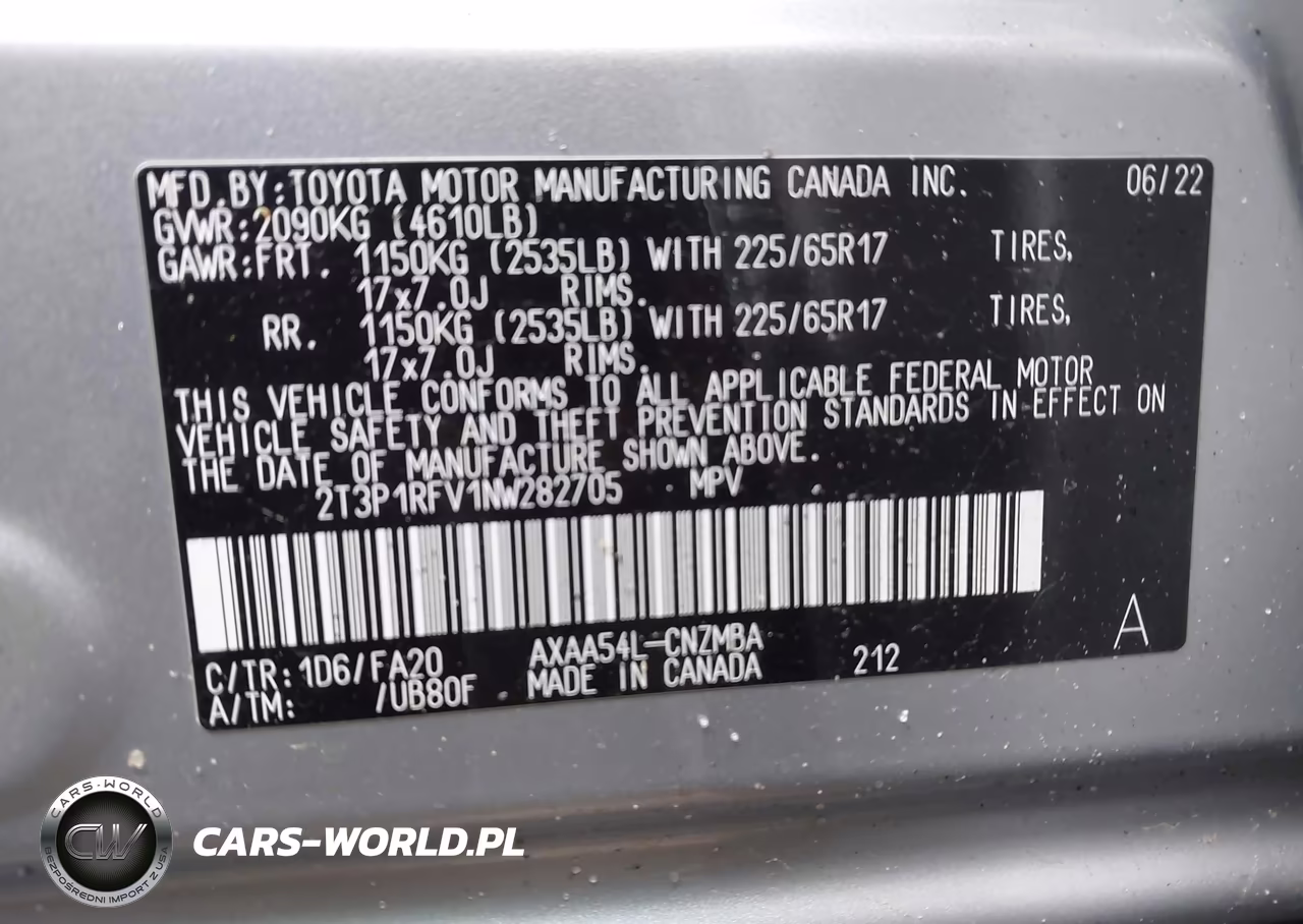 2022 Toyota Rav4 Xle VIN:2T3P1RFV1NW282705 - 9