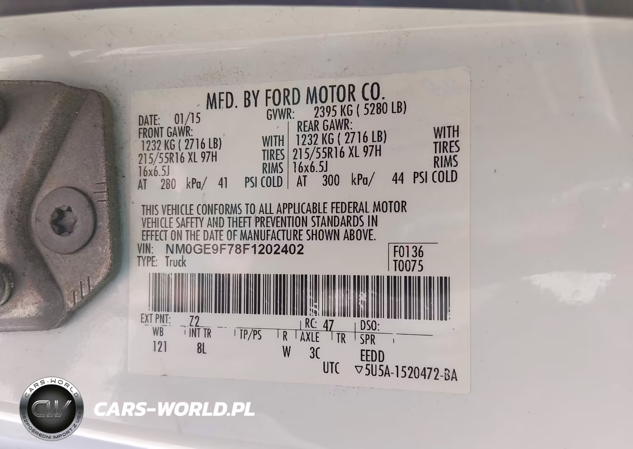 2015 Ford Transit Connect Xlt VIN:NM0GE9F78F1202402 - 9