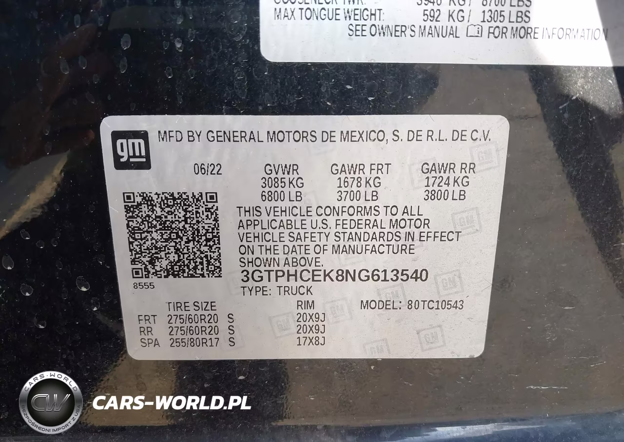 2022 GMC Sierra 1500 2Wd Short Box Elevation VIN:3GTPHCEK8NG613540 - 9
