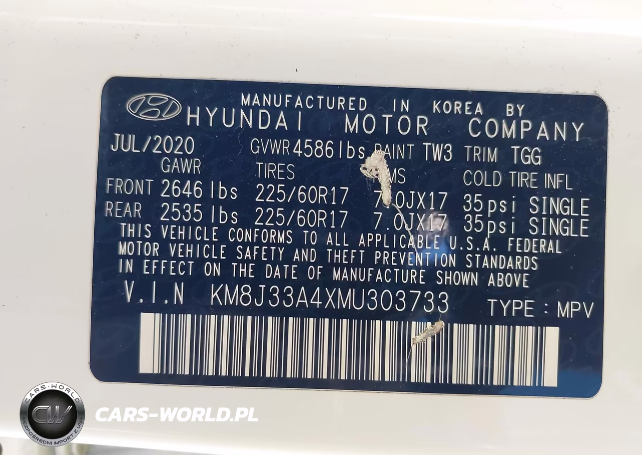 2021 Hyundai Tucson Value VIN:KM8J33A4XMU303733 - 9
