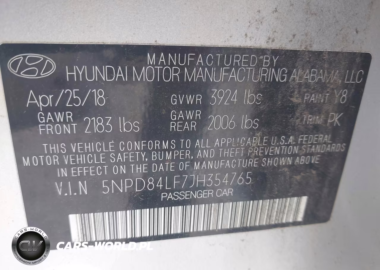 2018 Hyundai Elantra Value Edition VIN:5NPD84LF7JH354765 - 9